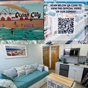 Modern condo feet from the beach and boardwalk